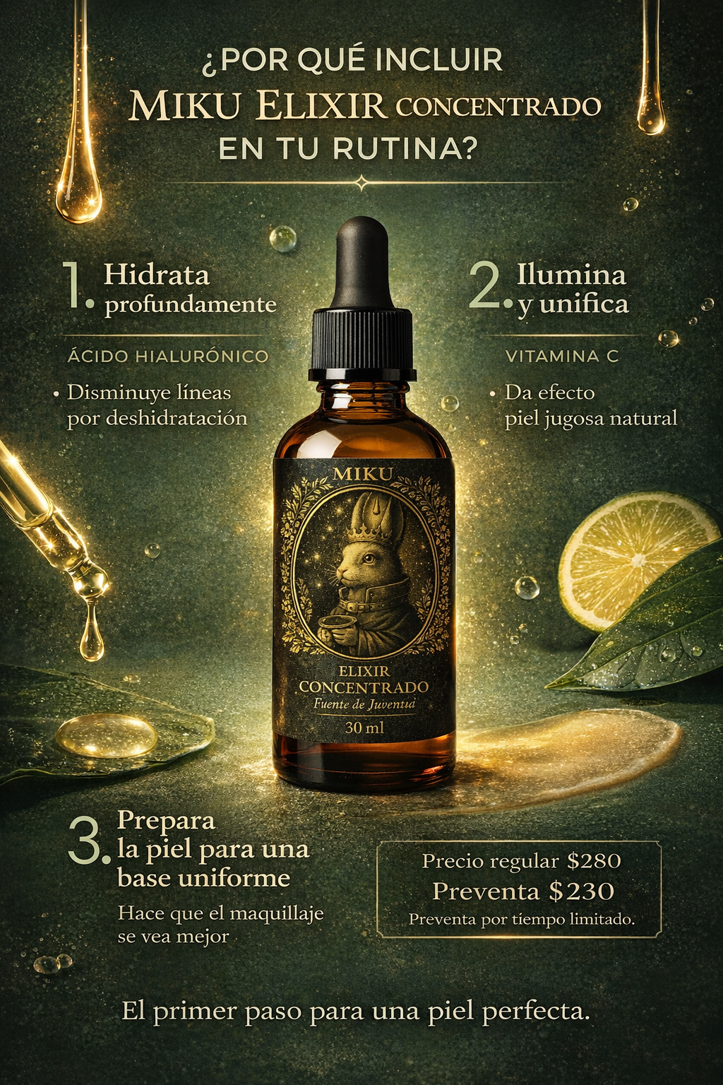 Serum elixir concentrado